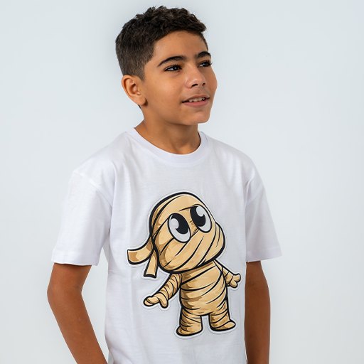 تيشيرت Mummy Mood ولادي أبيض